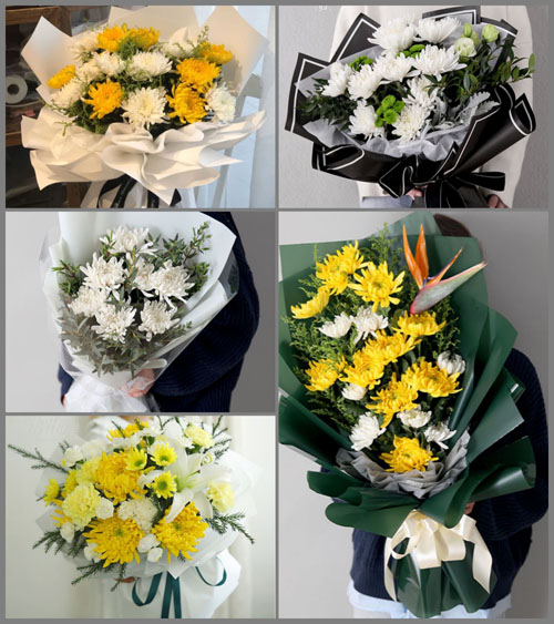 安徽滁州市定远县炉桥镇郢里村白事花束代送